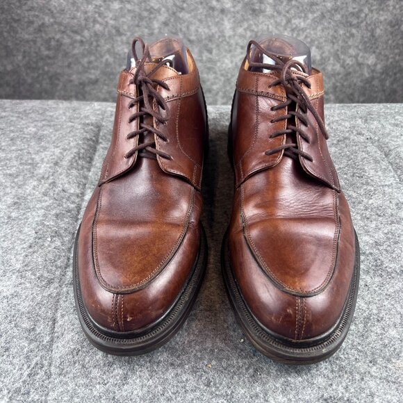 Cable & Co. Mens Size 9.5 Brown Leather Lace-Up Ankle Boots Made in Italy - Picture 12 of 12